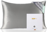 ZIMASILK taie face avant montrant design et finition, confort amélioré