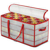 ZOBER boîte devant rouge montrant rangement compact et organisation