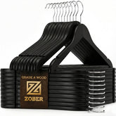 zober cintre bois face montre maintien des épaules et aspect soigné