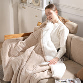 Zorvixia plaid chauffant face avant montrant chaleur uniforme et confort
