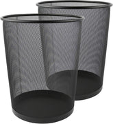 Zuvo corbeille face avant noire, design moderne et gain de place