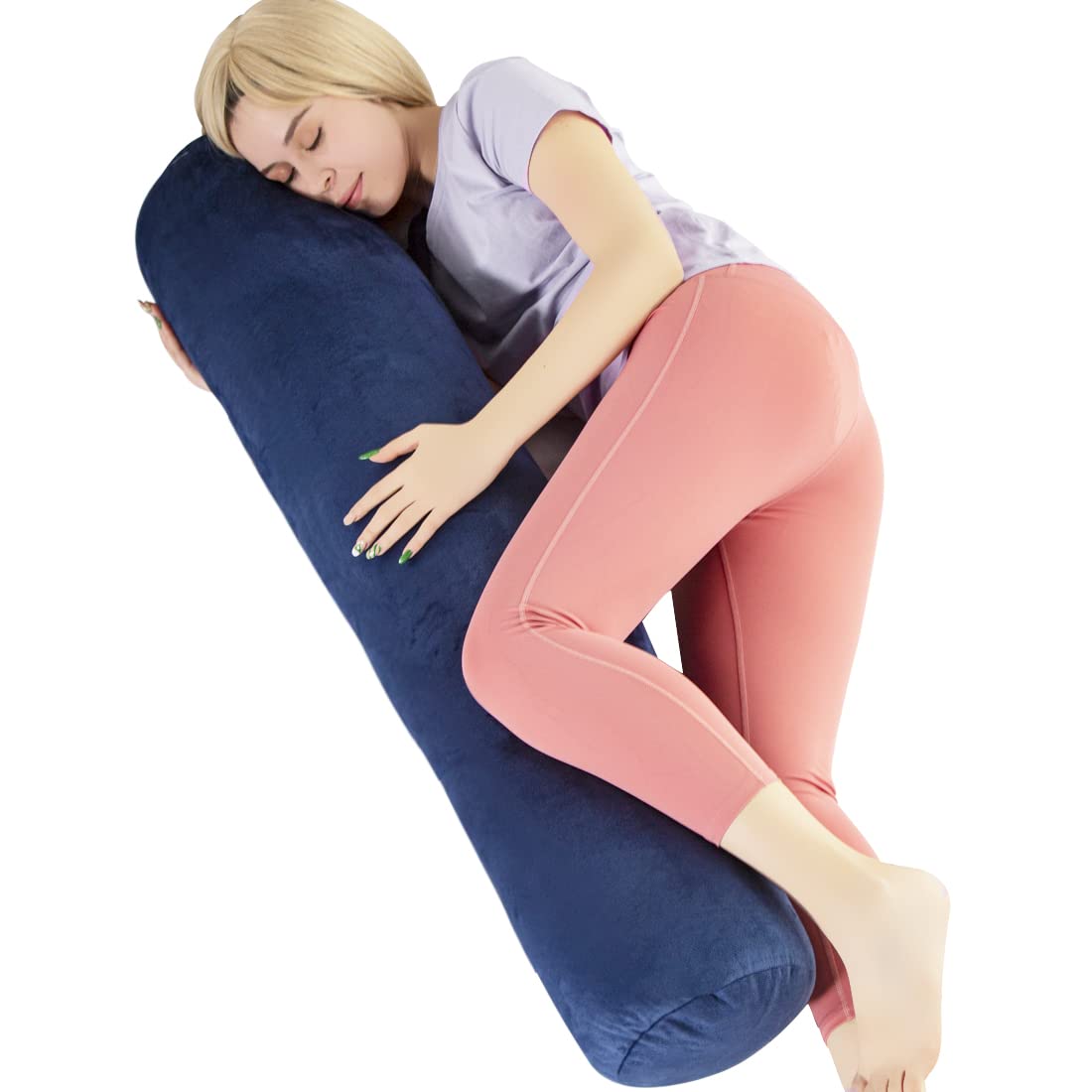 1 MIDDLE ONE face avant du coussin montrant forme cylindrique et couleur