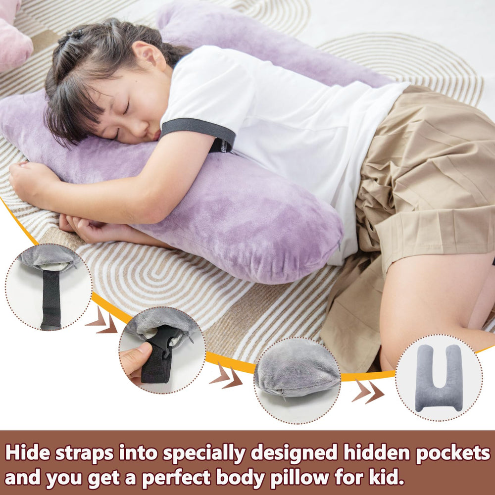 1 MIDDLE ONE enfant dormant avec soutien du coussin en voiture