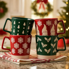 10 Strawberry Street gros plan motif gui sur mug avec prise confortable pour convivialité
