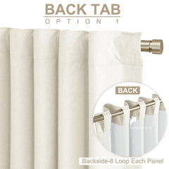 100% Blackout Shield détail de la poche tringle 3 pouces pour fixation solide
