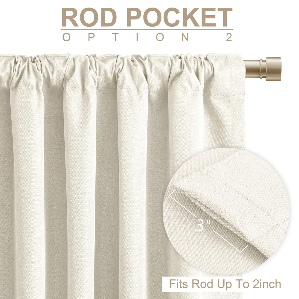 100% Blackout Shield boucles arrière et ceinture cousue pour installation variable