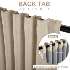 100% Blackout Shield gros plan boucles arrière, fixation stable