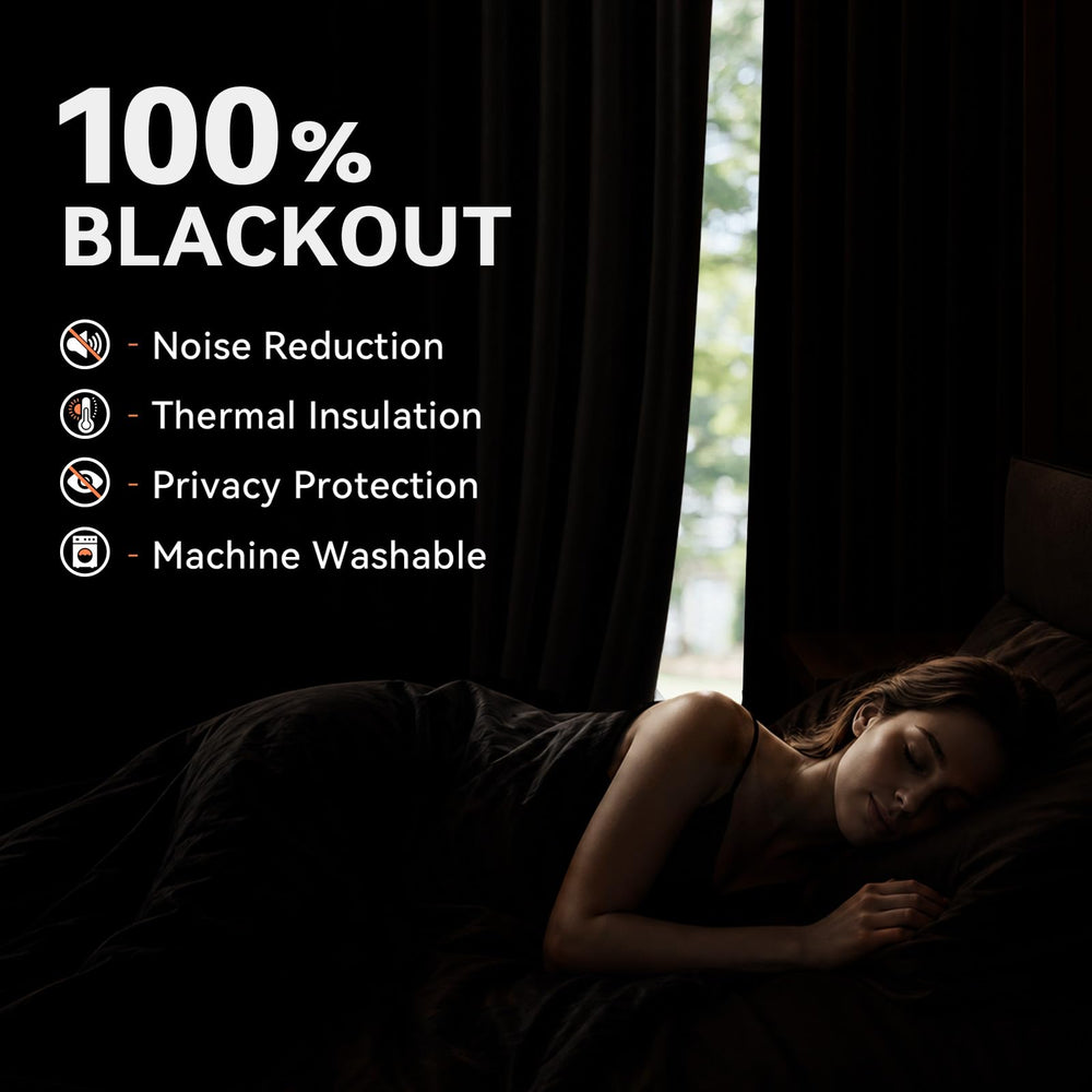 100% Blackout Shield œillets antirouille préinstallés facilitant montage rapide