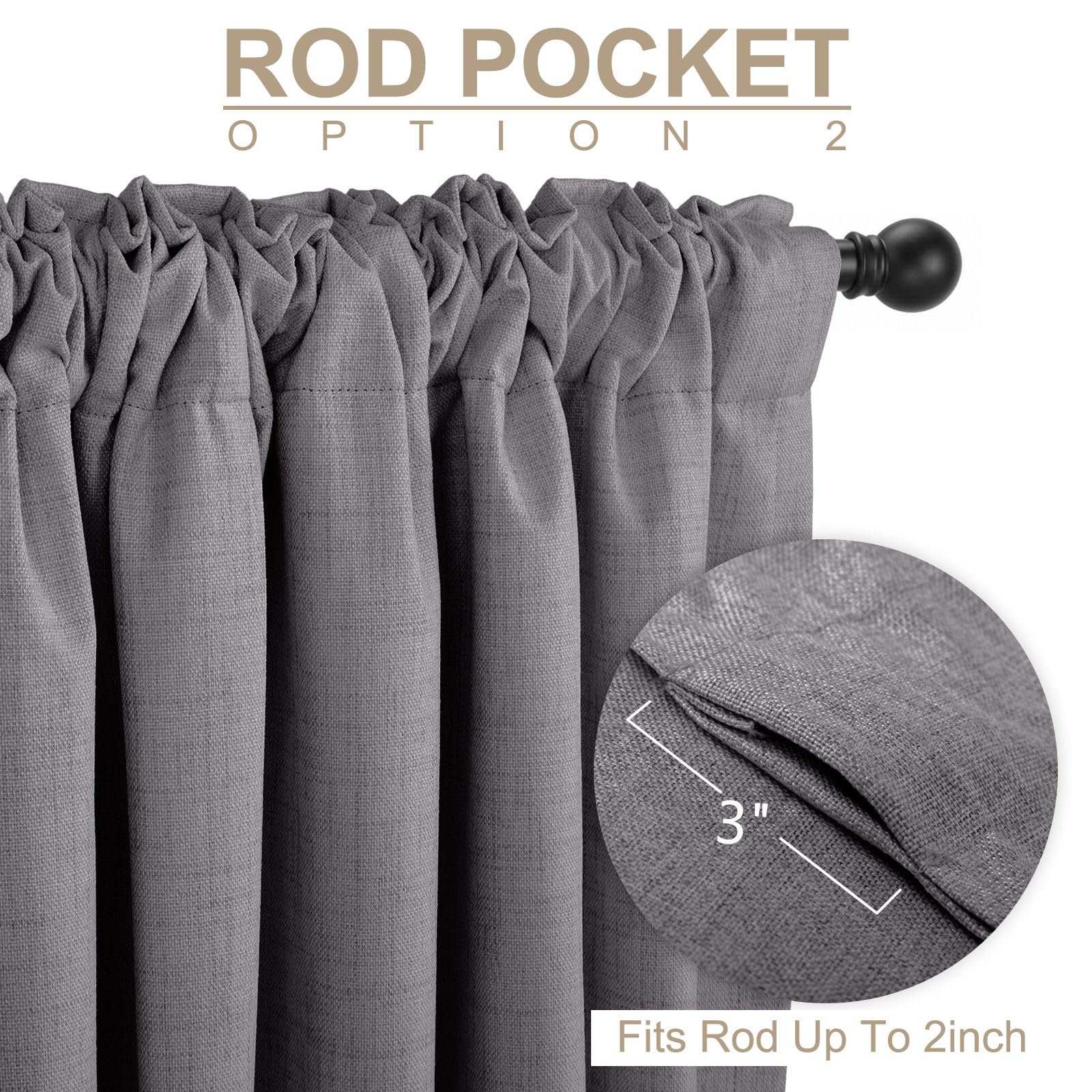 100% Blackout Shield détail des huit boucles arrière pour fixation stable