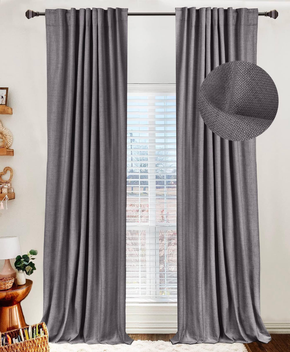 100% Blackout Shield vue de face du rideau montrant occultation et style