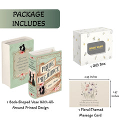 2IMT vase livre comparé à des livres pour illustrer taille et adaptation d'étagère