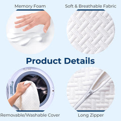 5 STARS UNITED coussin placé entre les genoux pour alignement et soulagement