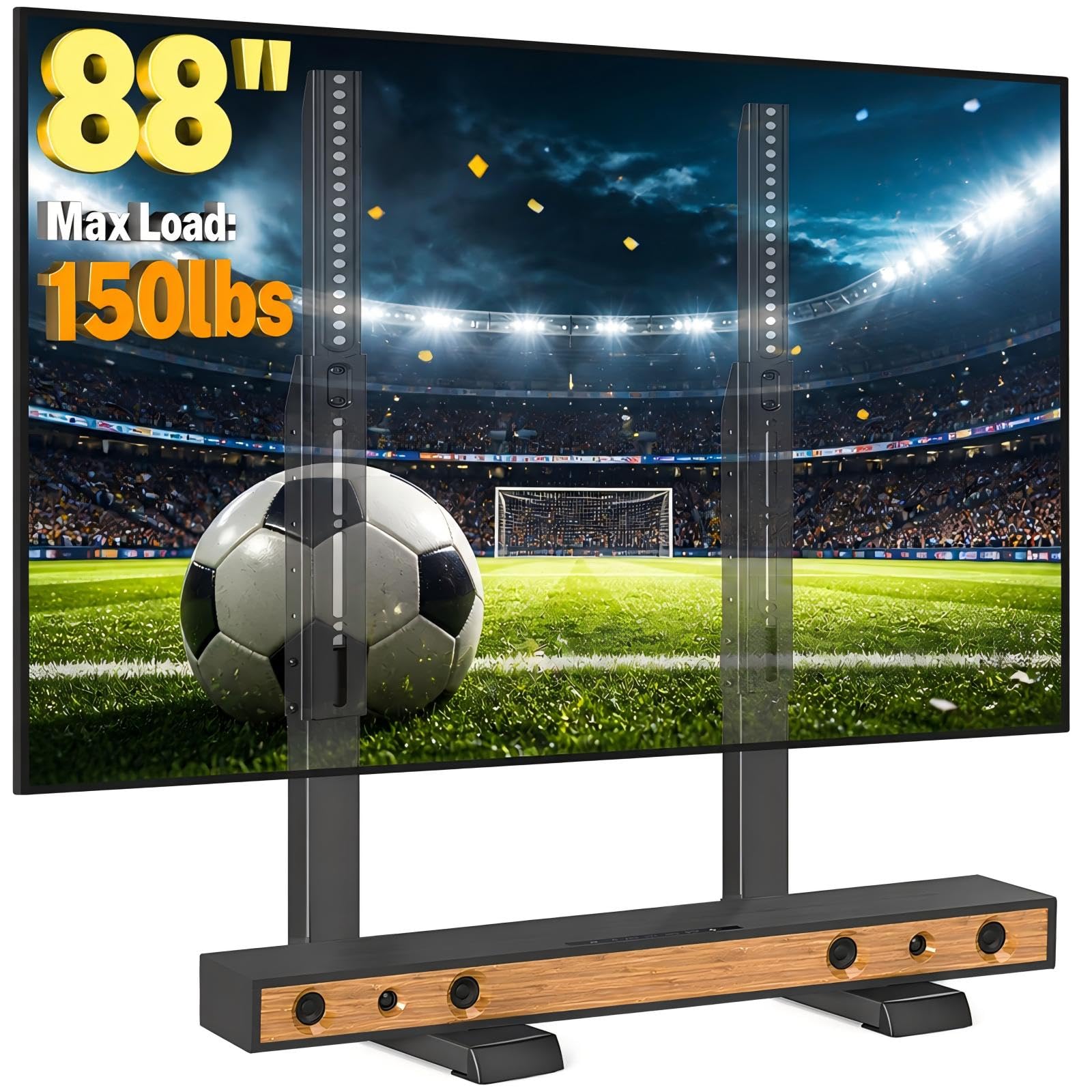 5Rcom support TV face avant montrant design et stabilité améliorés