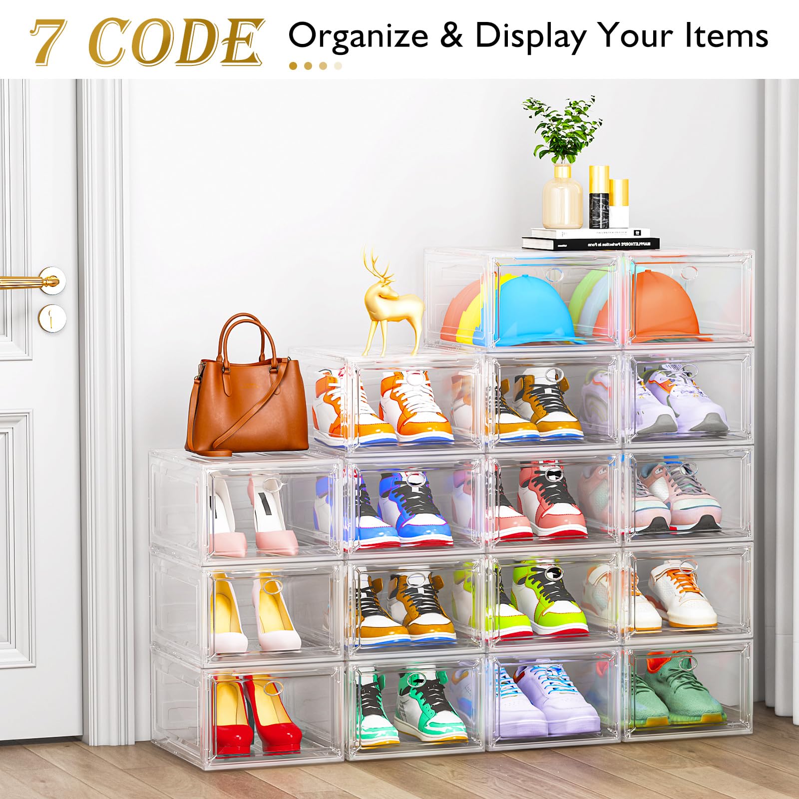 7 code empilement dans un placard maxisant l'espace de rangement