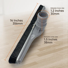 848 Store brosse en usage dans un bureau illustrant gain de temps et couverture