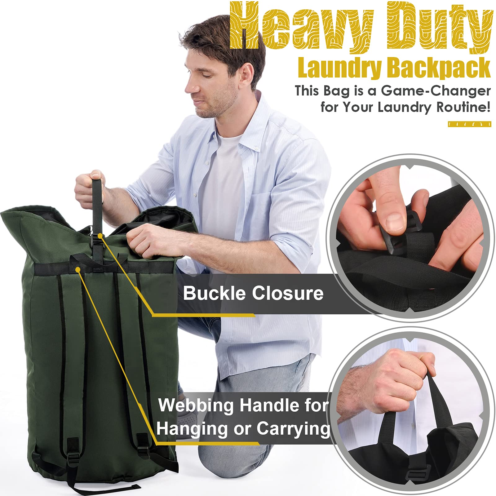 Ãzhido sac plié compact pour rangement gain de place