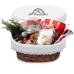 A ARTIZANKA panier contenant une miche de pain pour présentation conviviale