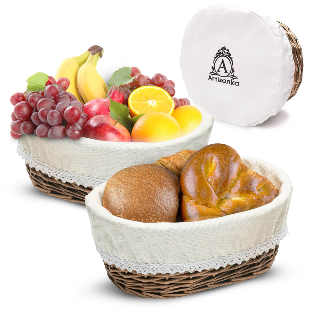 A ARTIZANKA panier rangé avec fruits, polyvalent pour cuisine et buffet