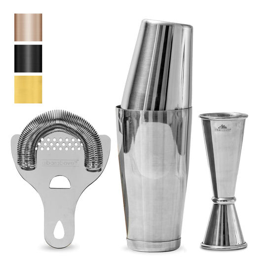 A Bar Above coffret face avant montrant élégance et outils pro