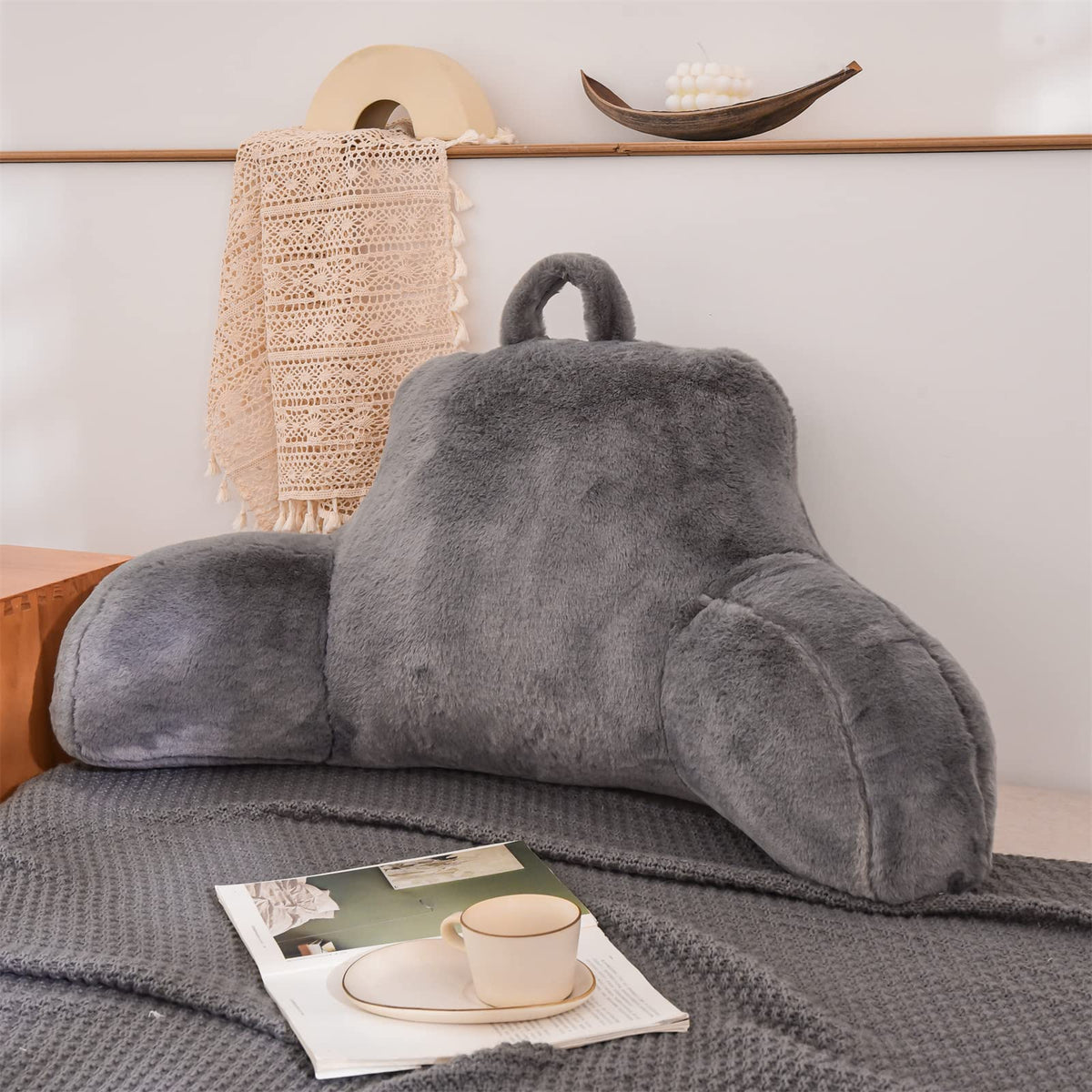 A Nice Night vue avant du coussin de lecture, maintien ferme et confortable