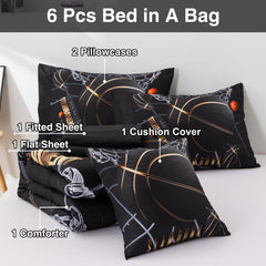 A Nice Night taies et housse coussin assorties pour décoration harmonieuse