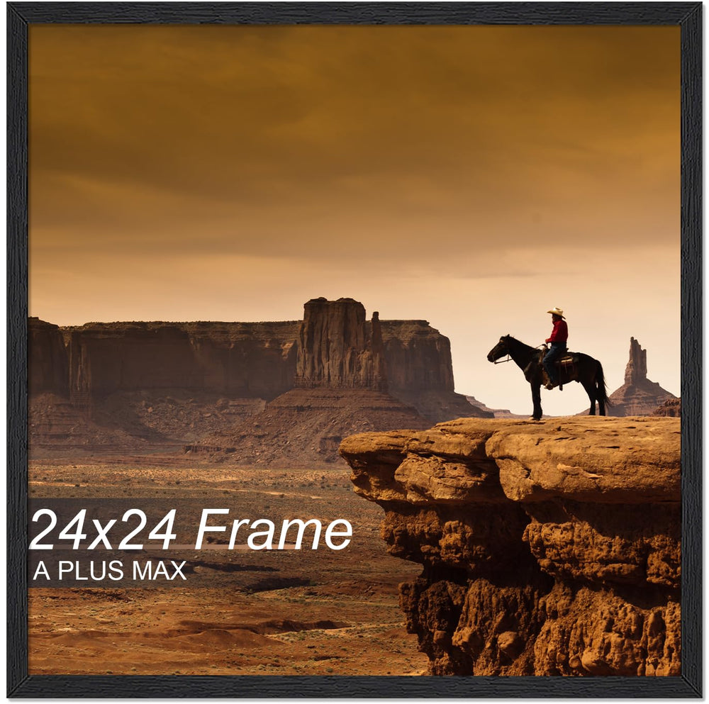 A PLUS MAX face avant du cadre noir montrant finition moderne et bord net