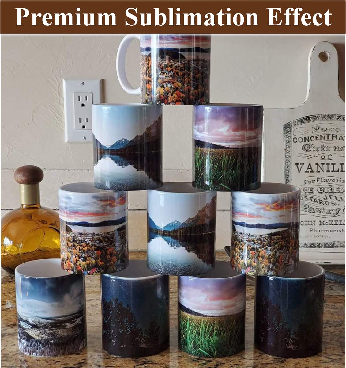 ABBSH tasse personnalisée exemple sublimation démontrant rendu couleur