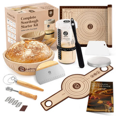 ABIOTO kit complet vue générale montrant tous les outils pour démarrer le levain
