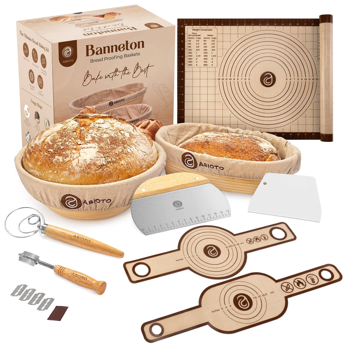 ABIOTO face avant du coffret montrant le set complet et bénéfice organisation