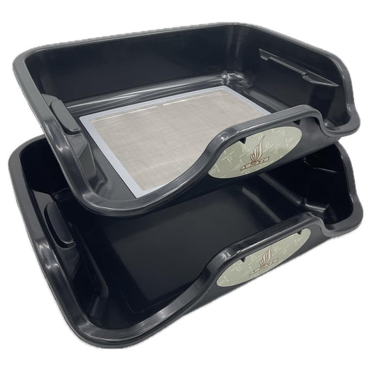 Ablaze plateau avant montrant surface ergonomique et murs hauts pour confort