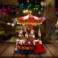 ABLINGAMSUIT carrousel de Noël face avant affichant design festif