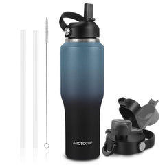 ABOTOCUP vue de face montrant la bouteille 32oz et la capacité pratique