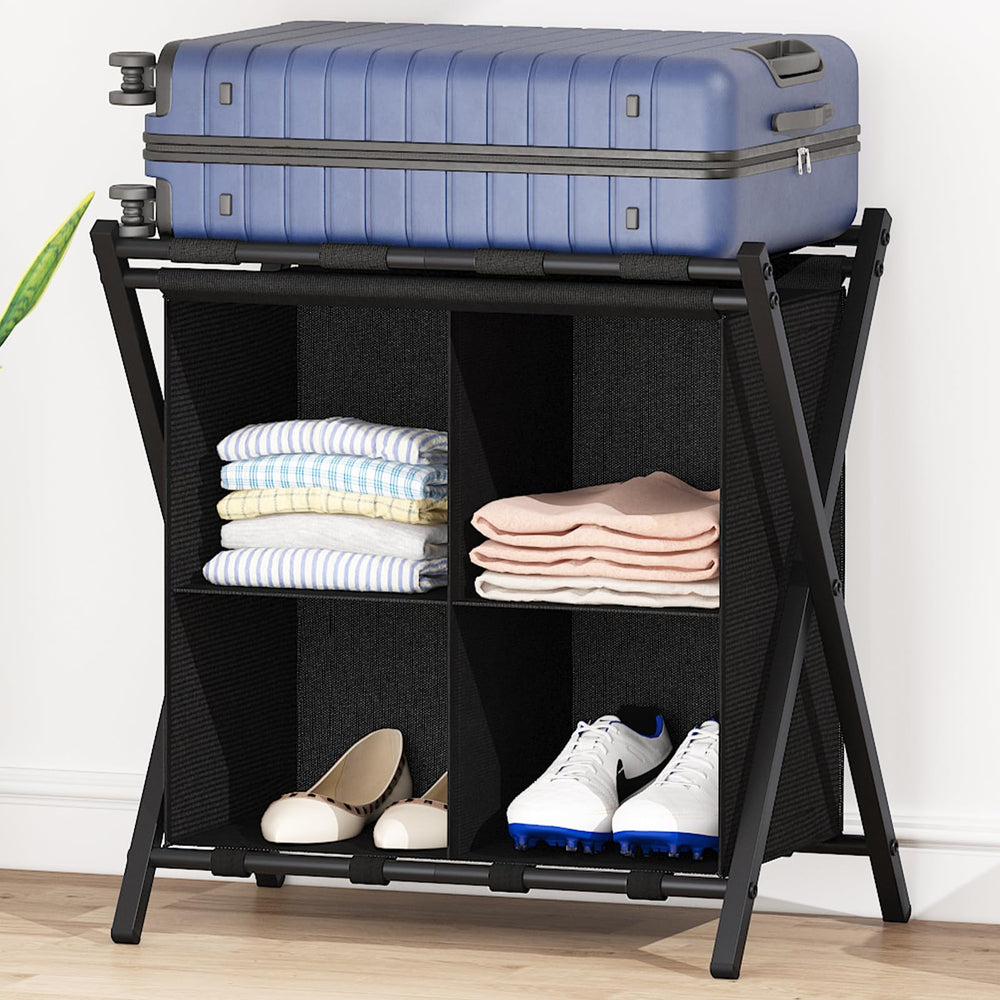 aboxoo vue avant du porte-bagages robuste pour organisation efficace