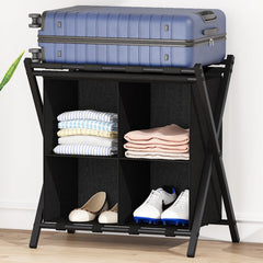 aboxoo vue avant du porte-bagages robuste pour organisation efficace