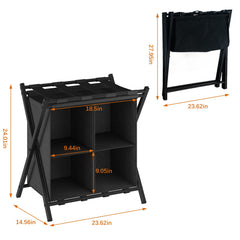 aboxoo quatre cellules de rangement pour chaussures et serviettes