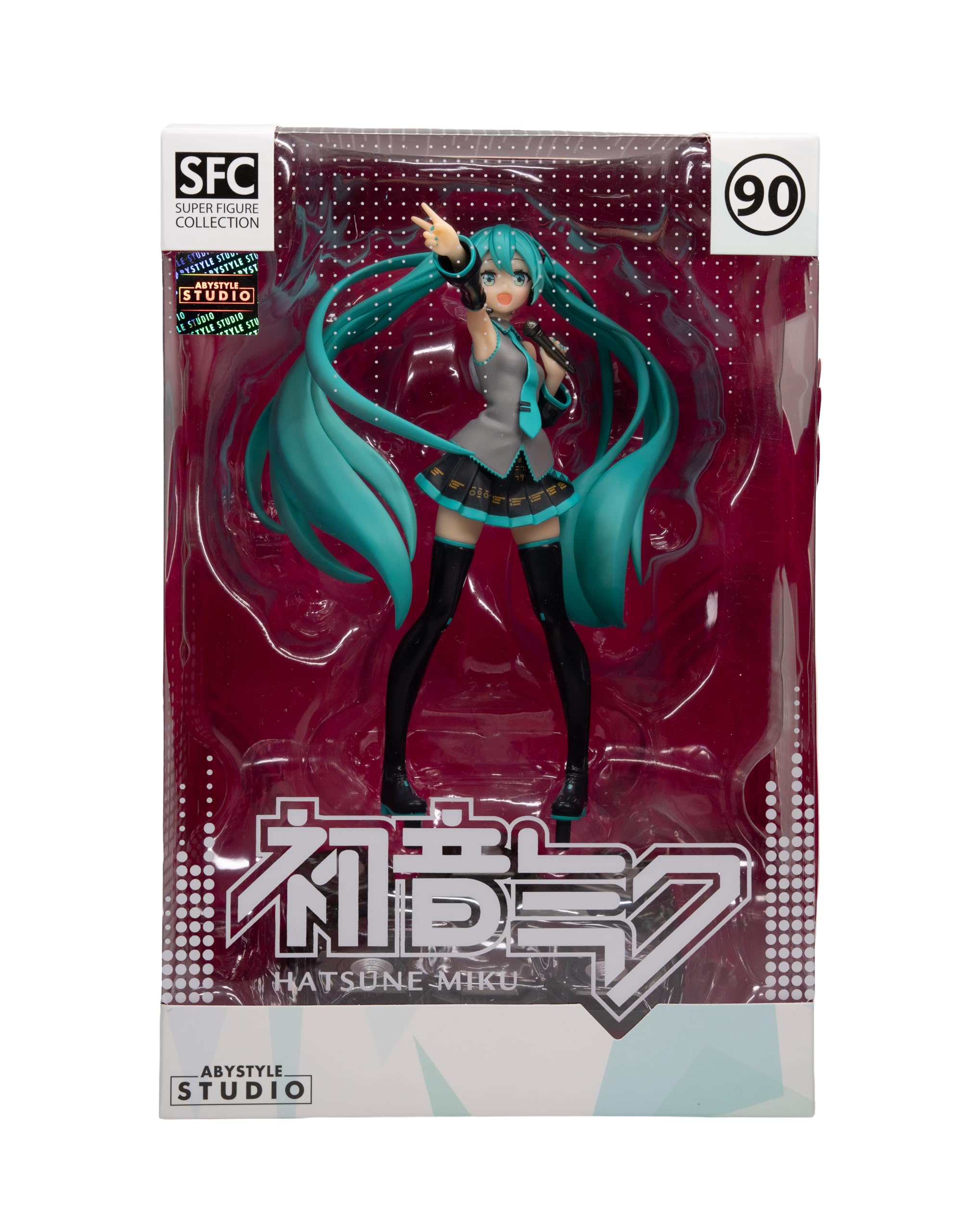 ABYstyle Hatsune Miku emballage officiel protégeant la figurine