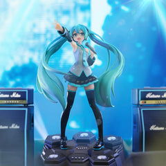 ABYstyle Hatsune Miku profil gauche montrant silhouette et finition