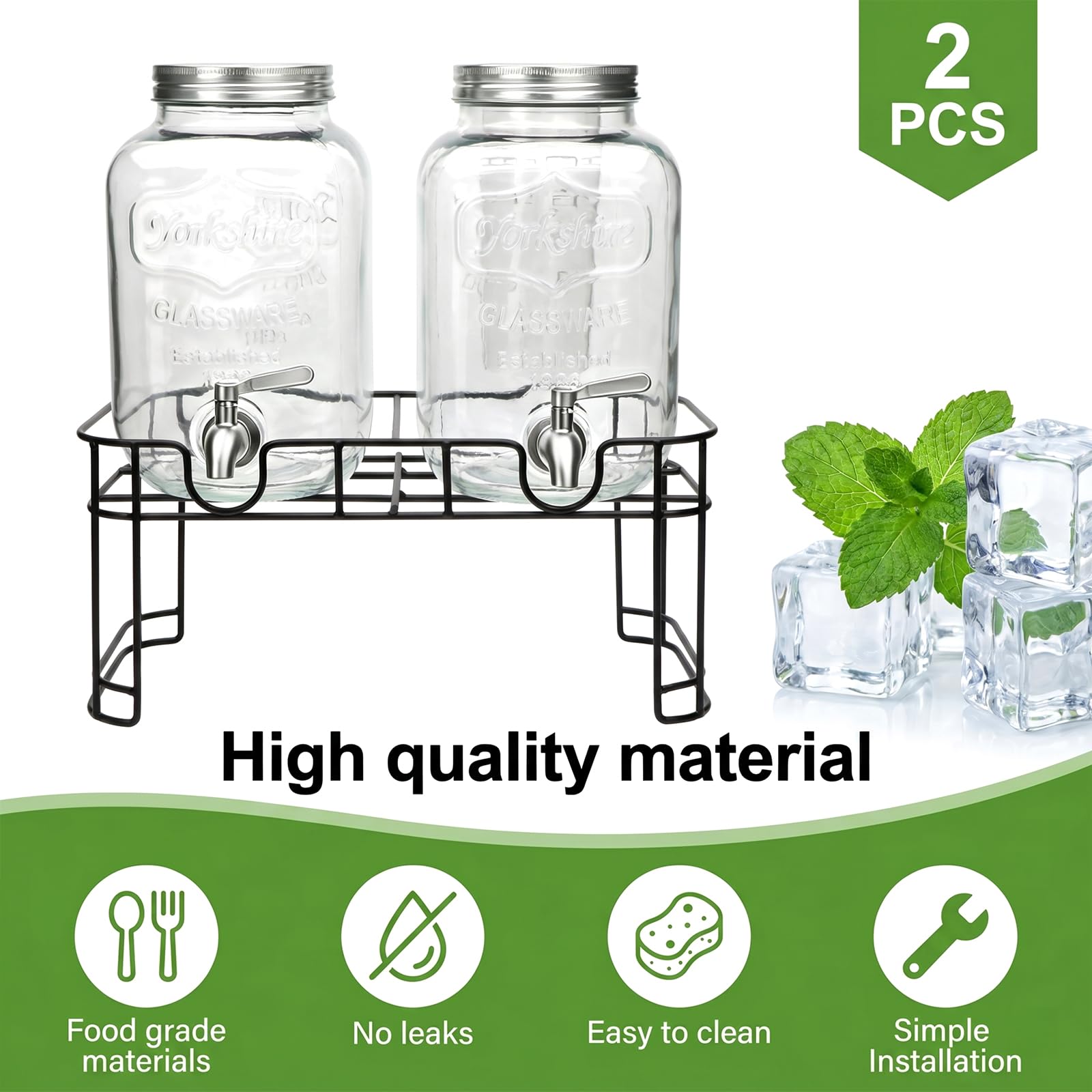 Accguan robinet inox gros plan garantissant distribution précise et hygiénique