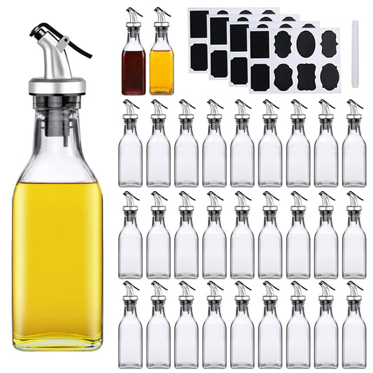 Accguan vue avant du lot montrant 30 flacons pratiques et rangement propre