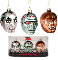 Accoutrements gros plan sur la boule Dracula montrant détails peints et finition brillante