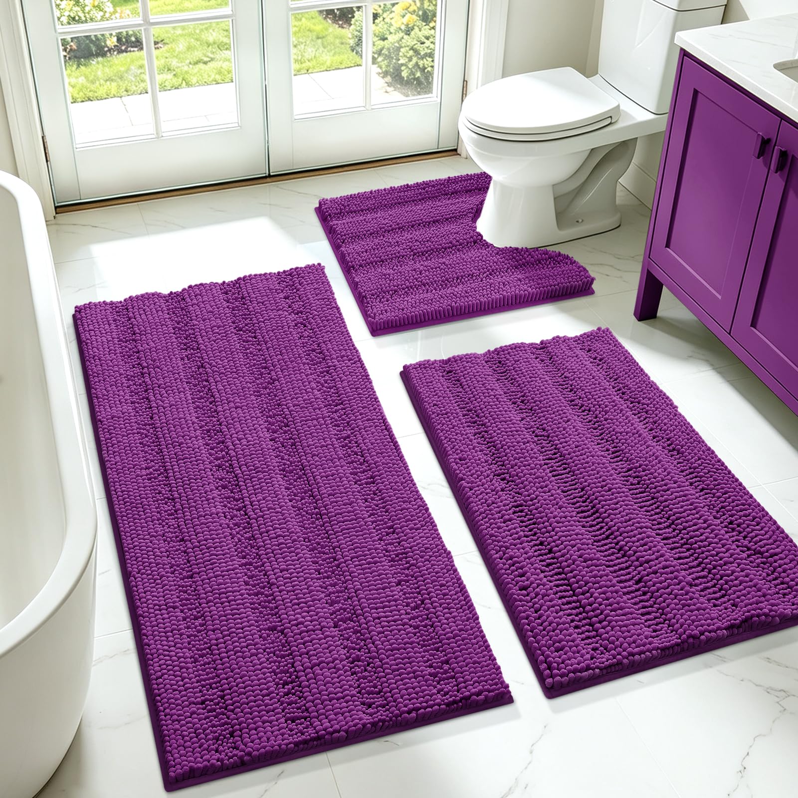 ACCUMTEK packaging face violet rayures montrant design élégant et protection