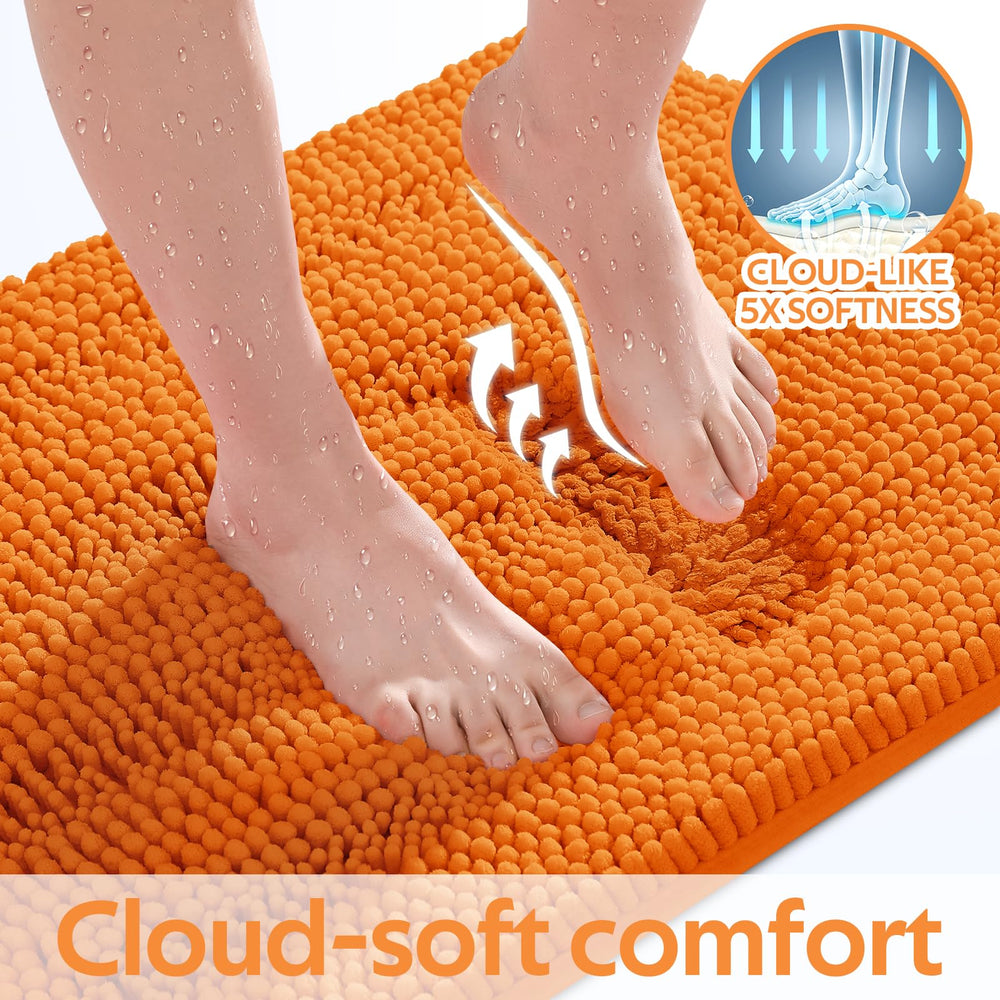 ACCUMTEK ensemble 3 pièces montrant grand, contoured et petit tapis