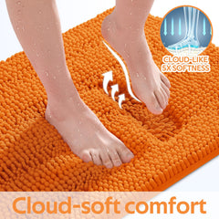 ACCUMTEK ensemble 3 pièces montrant grand, contoured et petit tapis