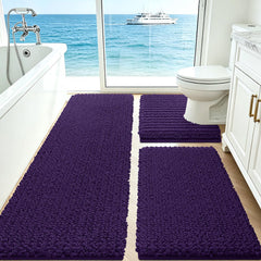 ACCUMTEK vue avant de l'ensemble de 3 tapis offrant confort immédiat