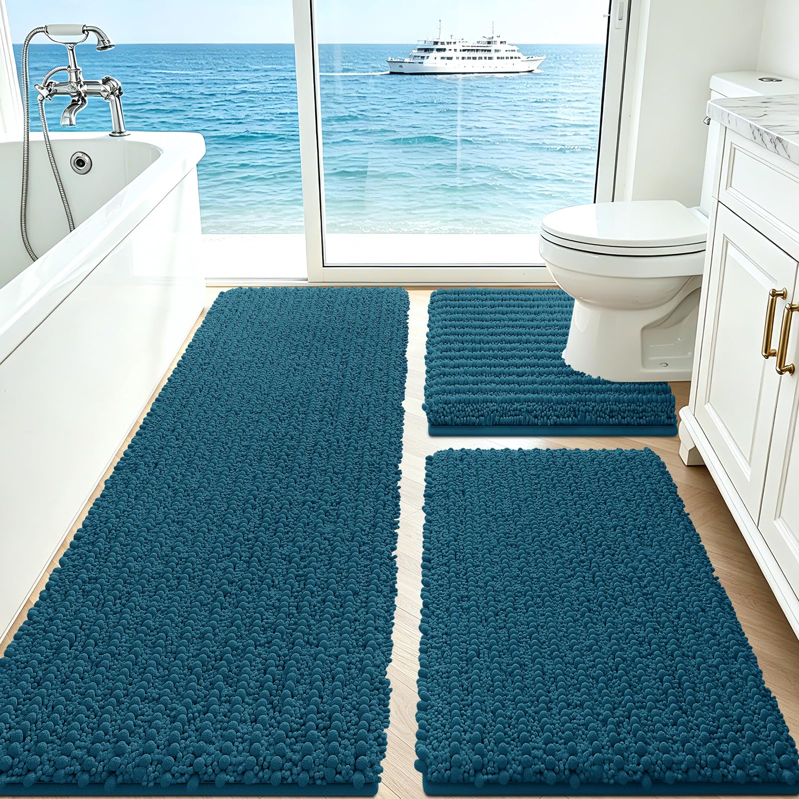 ACCUMTEK tapis face avant montrant couleur et forme, confort immédiat