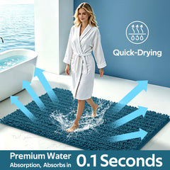 ACCUMTEK tapis placé devant baignoire pour confort et sècheresse