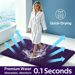 ACCUMTEK tapis placé devant la douche pour absorber l'eau