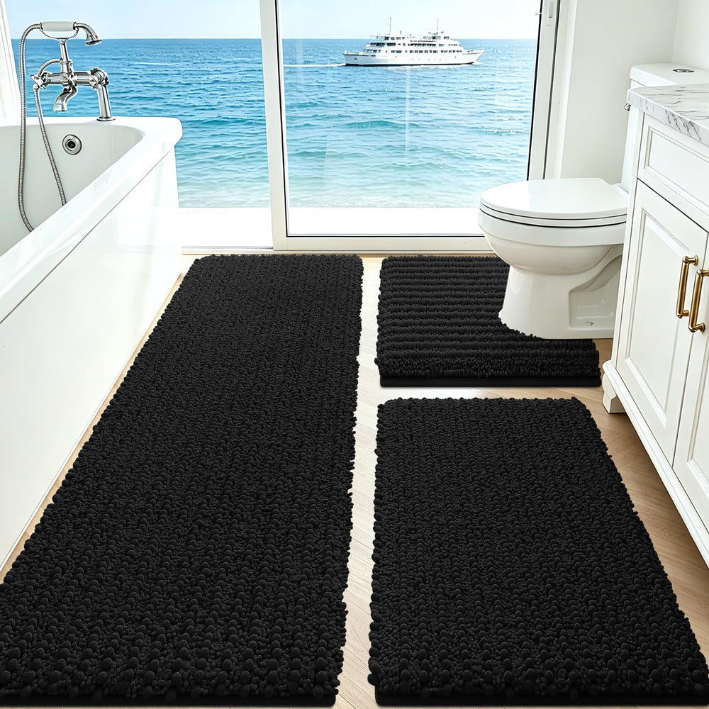 ACCUMTEK tapis de bain extra large posé et absorbant instantanément