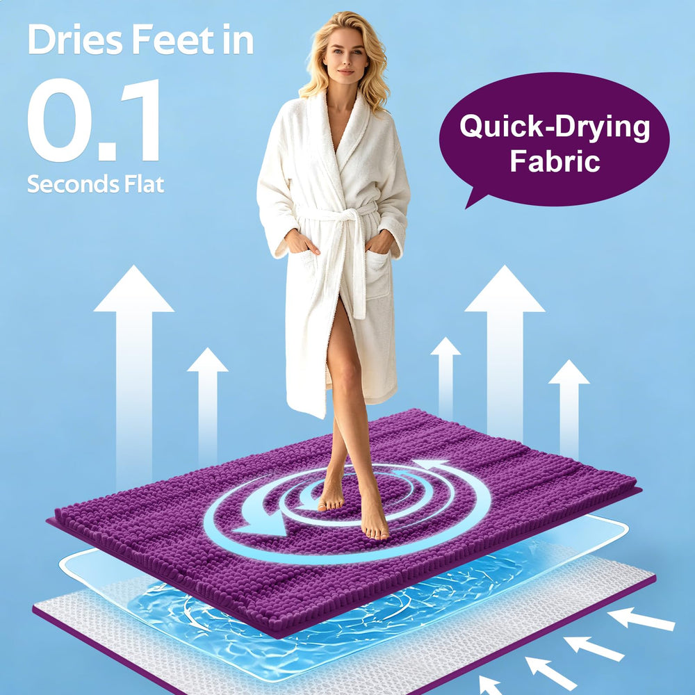 ACCUMTEK tapis contour WC en situation assurant confort et sécurité