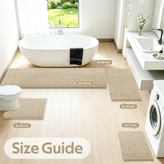 ACCUMTEK tapis contour U pour WC maintien sûr et esthétique